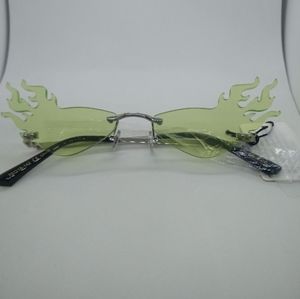 Women's Green Flame Sunglasses